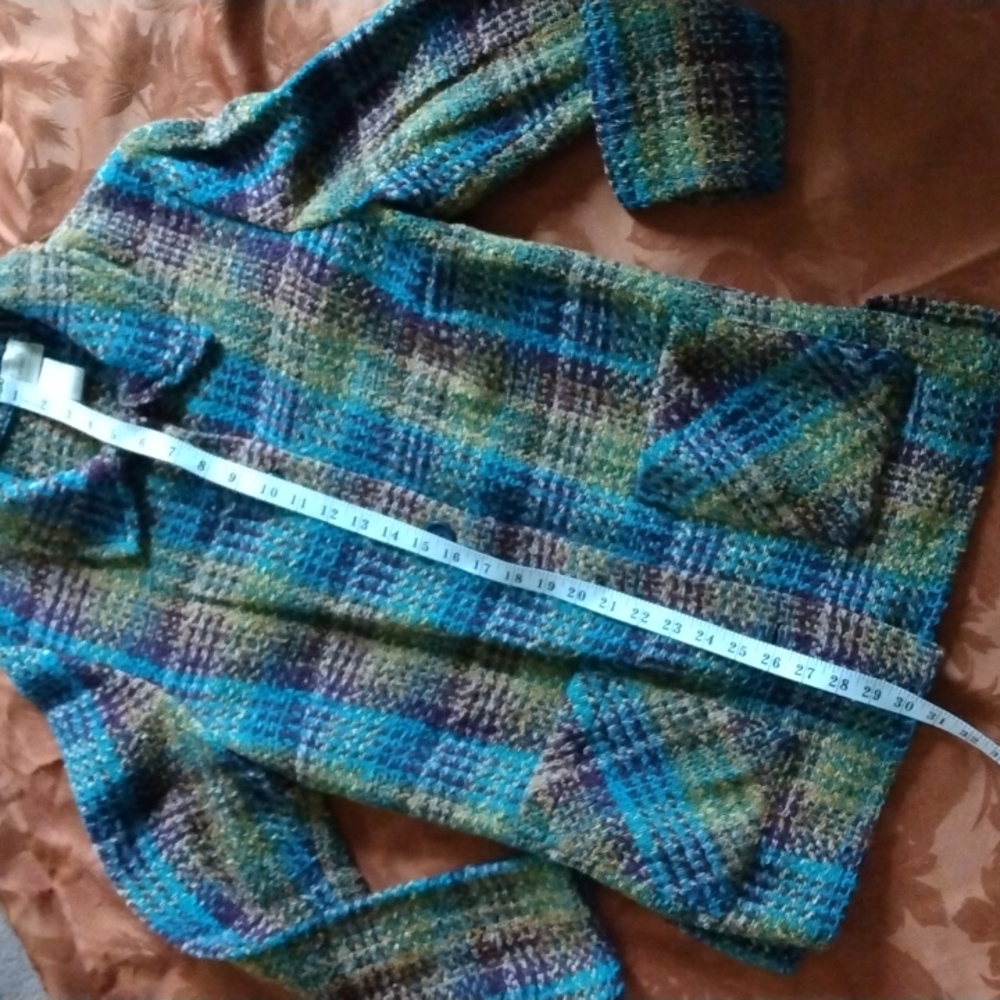 🎉HP🎉 Boyne Valle Weavers Authentic Irish woven Sweater Jacket. NWOT - Picture 6 of 9